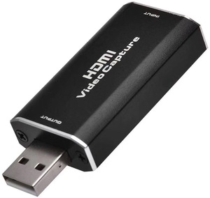 Dongle per scheda di acquisizione Video da HDMI a USB 2.0 uscita 1080P videoregistratore Grabber per OBS che cattura il gioco Live Streaming - Product Image 1