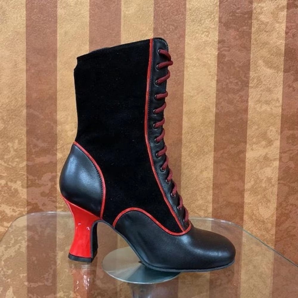 black red