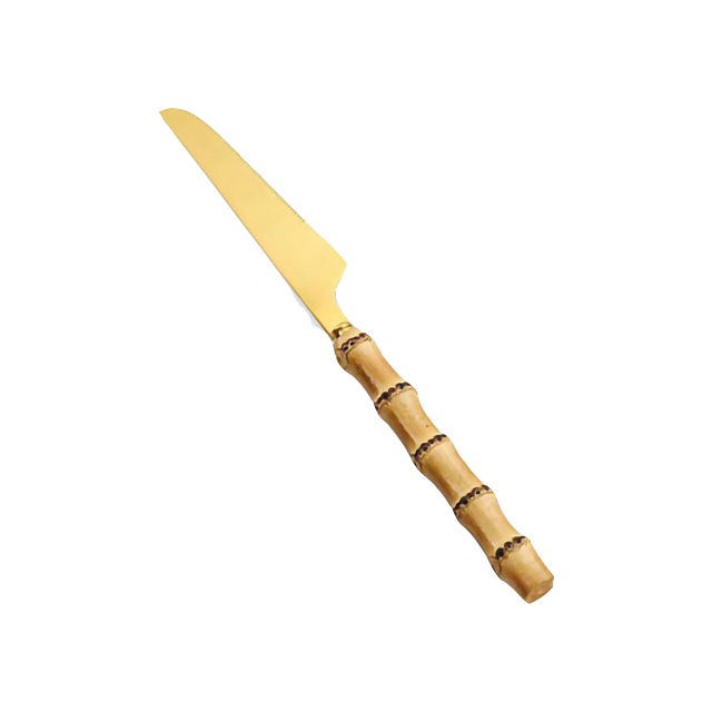 Couteau de table doré