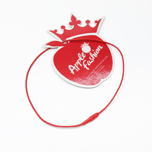 Bloqueo de etiqueta colgante de PRODUCCIÓN DE FÁBRICA, logotipo de marca en relieve personalizado, etiquetas colgantes de bucle oscilante de poliéster de plástico, cadena de sello para ropa - Product Image 1