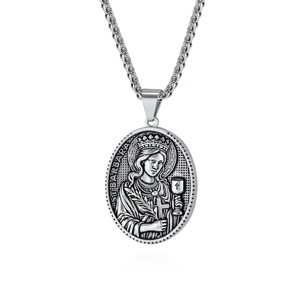 Pendentif simple en acier de style G