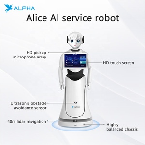 Robot Welcom umanoide programmabile Alice robotica Alice per la ricezione Robot di servizio di intelligenza artificiale - Product Image 3
