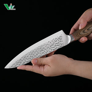 7-Mảnh Dao Nhà Bếp Đặt Thép Carbon Cao Kiritsuke Đầu Bếp Santoku Nariki Boning Tiện Ích Tùy Chỉnh Pakka Gỗ Thép Không Gỉ - Product Image 5