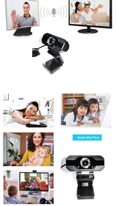 Kamera mit digitaler eingebauter Mikrofon-Webcam Keine Verzerrung HD 1080P-Computer-Webkamera für Video-Chat - Product Image 5