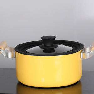 Phổ Silicone thay thế Pan Nắp phù hợp với 10 "11" 12 "12" đường kính đồ nấu nướng nồi chiên gang Tempered Glass Nắp - Product Image 4