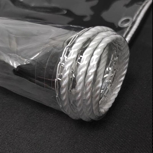 Nhà sản xuất trực tiếp 3m PVC Tarp mưa Rèm cho ban công chắn gió nhà kính rèm không thấm nước trong suốt mặt trời bảo vệ - Product Image 4