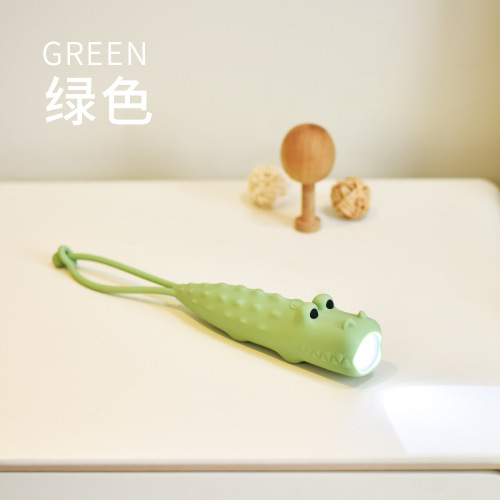Lampe de poche en silicone crocodile C62