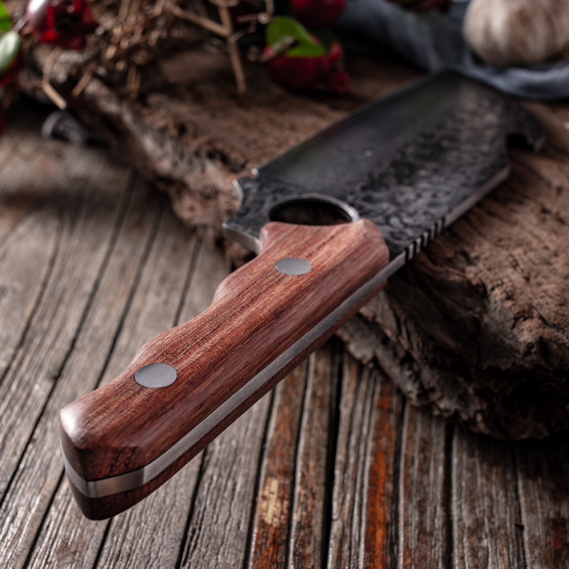 Mini Portable Outdoor Survival Camping Knife Kitchen Chopping Meat Fish Vegetable Knife Kitchen Chef Small Cleaver Knife