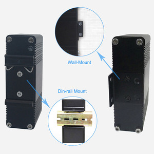 Puerto serie industrial RS232 RS485 RS422 Datos a módem convertidor de fibra óptica para CCTV Control de acceso de automatización de alarma contra incendios - Product Image 5