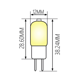 หลอดไฟ G4 LED 20W หลอดฮาโลเจน2วัตต์ใช้แทนหลอด G6.35หลอดข้าวโพดขนาดเล็ก ACDC 12V - Product Image 2