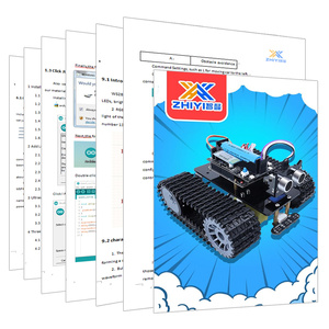 Fabrika OEM paletli tankı kodu robotlar uzaktan kumanda akıllı Robot araç kiti V2.0 IDE C + + programlama 328p robotik başlangıç kiti