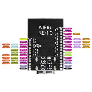 ESP32-C6 Entwicklungs platine WiFi + Bluetooth-Modul Single Core-Prozessor Typ C Low Power RISC-V 32-Bit-ESP32-WLAN-Modul