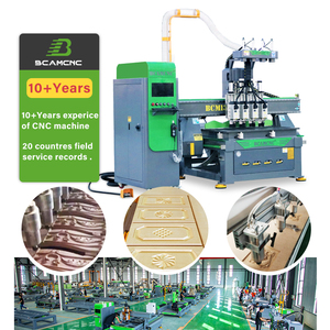 1325 professionale Multi-testa legno rotativo Router CNC 4 assi con sistema di controllo DSP per la lavorazione del legno - Product Image 1