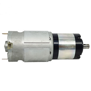 工厂OEM定制迷你小型电机DC 12V 24v高扭矩低速电动机减速发动机DC齿轮电机 - Product Image 1