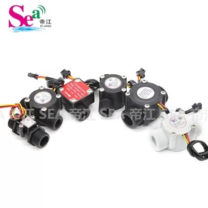 Dijiang Manufacturer Turbine <strong>Flowmeter</strong> With <strong>Pulse</strong> <strong>Output</strong> DN15-DN50 Plastic Nylon Hall Effect Switch Counter Water Flow <strong>Sensor</strong> - Product Image 2