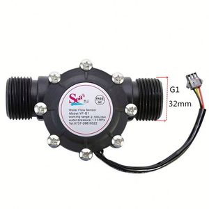 1-Inch Tube Liquid <strong>Flow</strong> <strong>Sensor</strong> Industrial Water <strong>Sensor</strong> <strong>Pulse</strong> G1 Flowmeter with Hall for Pool for Measuring Water <strong>Flow</strong> - Product Image 3