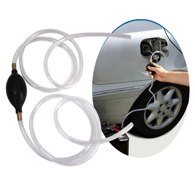 Benzinli sifon hortum gaz yağı su yakıt Transfer sifon pompası taşınabilir yaygın olarak kullanılan el yakıt pompası yakıt aktarma pompası 2