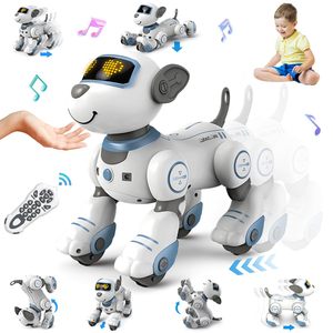 YX programmabile Robot cane giocattolo con controllo vocale per i bambini, 2.4GHz telecomando cane giocattolo Robot regalo di compleanno giocattolo per le ragazze - Product Image 3