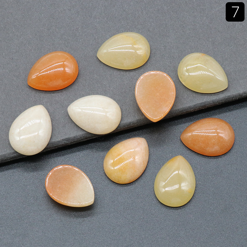 15x20mm yellow jade-single