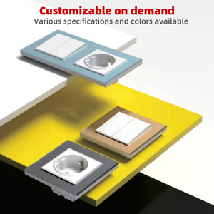 Onesto Light Switch <strong>1</strong> Gang <strong>1</strong> <strong>Way</strong> 2 <strong>Way</strong> Control Wall Push Button Switch European Standard Electric Switch - Product Image 4