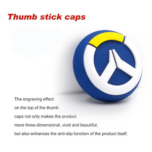 Silikon başparmak sapları Analog sopa koruyucu kapak Joystick PS5 için ünlü oyun tema Caps/PS4/XBOX serisi/XBOX ONE kontrolörleri - Product Image 6