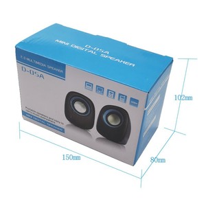 D05A USB2.0 Altavoz Notebook Computadora de escritorio Calidad de sonido Super Multimedia Computadora Altavoz USB para PC Mini Altavoz 2024 - Product Image 4
