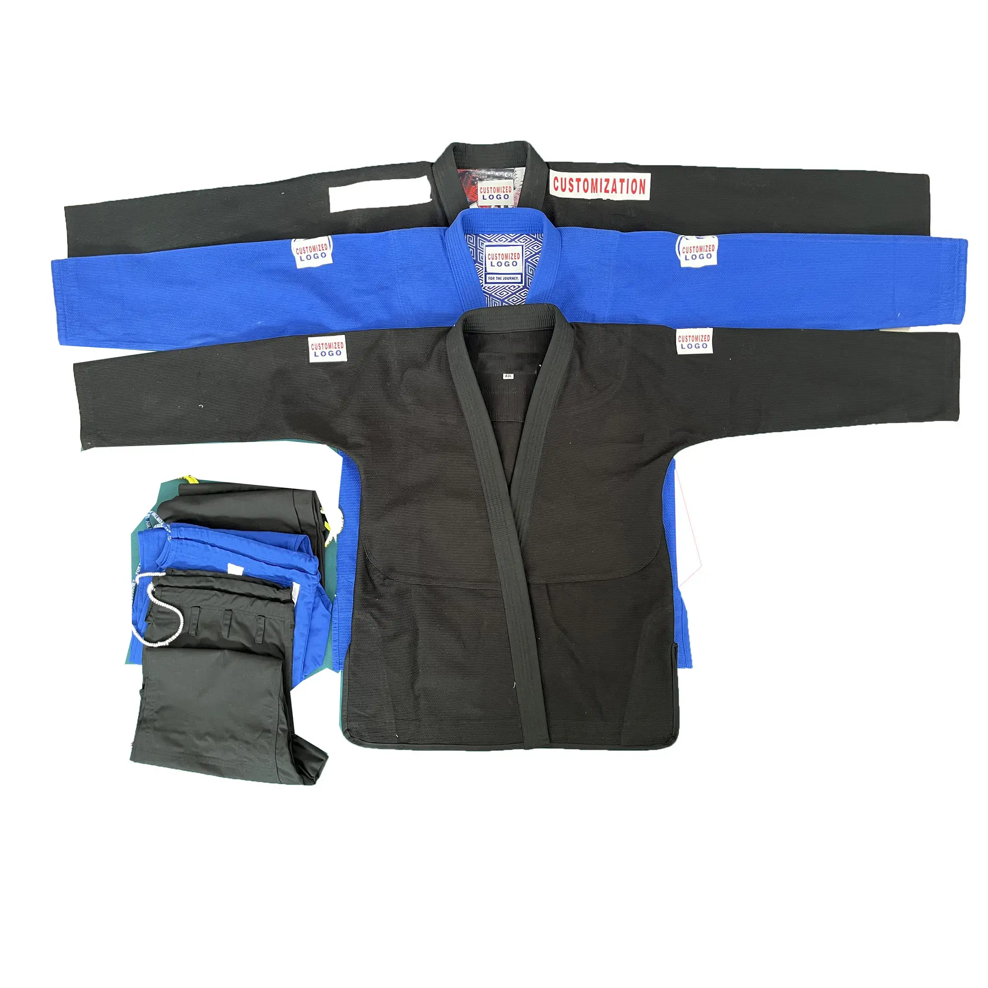 Wholesale Sports Brazilian 100% Cotton Pearl Wave Ripstop Judo Bjj Gi Jiu Jitsu Jiu-Jitsu Jujitsu Uniform Bjj-gi with Belt