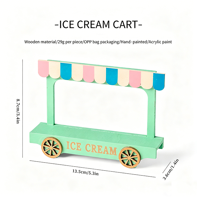 Ice cream cart (wooden)