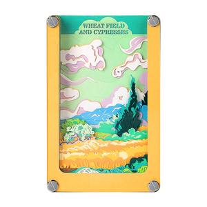 Bloc de notas personalizado nota adhesiva Van Gogh pintura al óleo 3D Bloc de notas arrancar para hacer lista logotipo personalizado regalos de negocios para cooperar - Product Image 1
