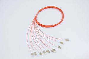 12 Core SC/UPC fibra Pigtail cavo ottico, modalità singola 9/125μm, LSZH , 5G 4G 3G di rete (lunghezza personalizzata) - Product Image 4