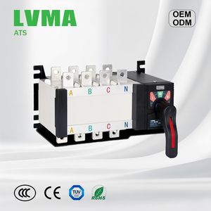 ATSE LVMA LMGLZ1-160 çift güç manuel Transfer anahtarı 415V 160A 400A 400A 4 kutuplu çift atış yük izolasyon anahtarı RTS - Product Image 1