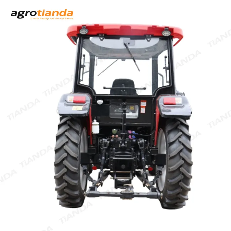 Tarım için kullanılan tarım ekipmanları traktör 4x4 çiftlik 4wd kompakt traktör