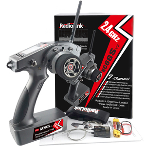 Radiolink RC6GS V3 2,4G 7-канальный радиопередатчик с приёмником R7FG Гироскопическая Телеметрия для радиоуправляющей автомобильной лодки - Product Image 4