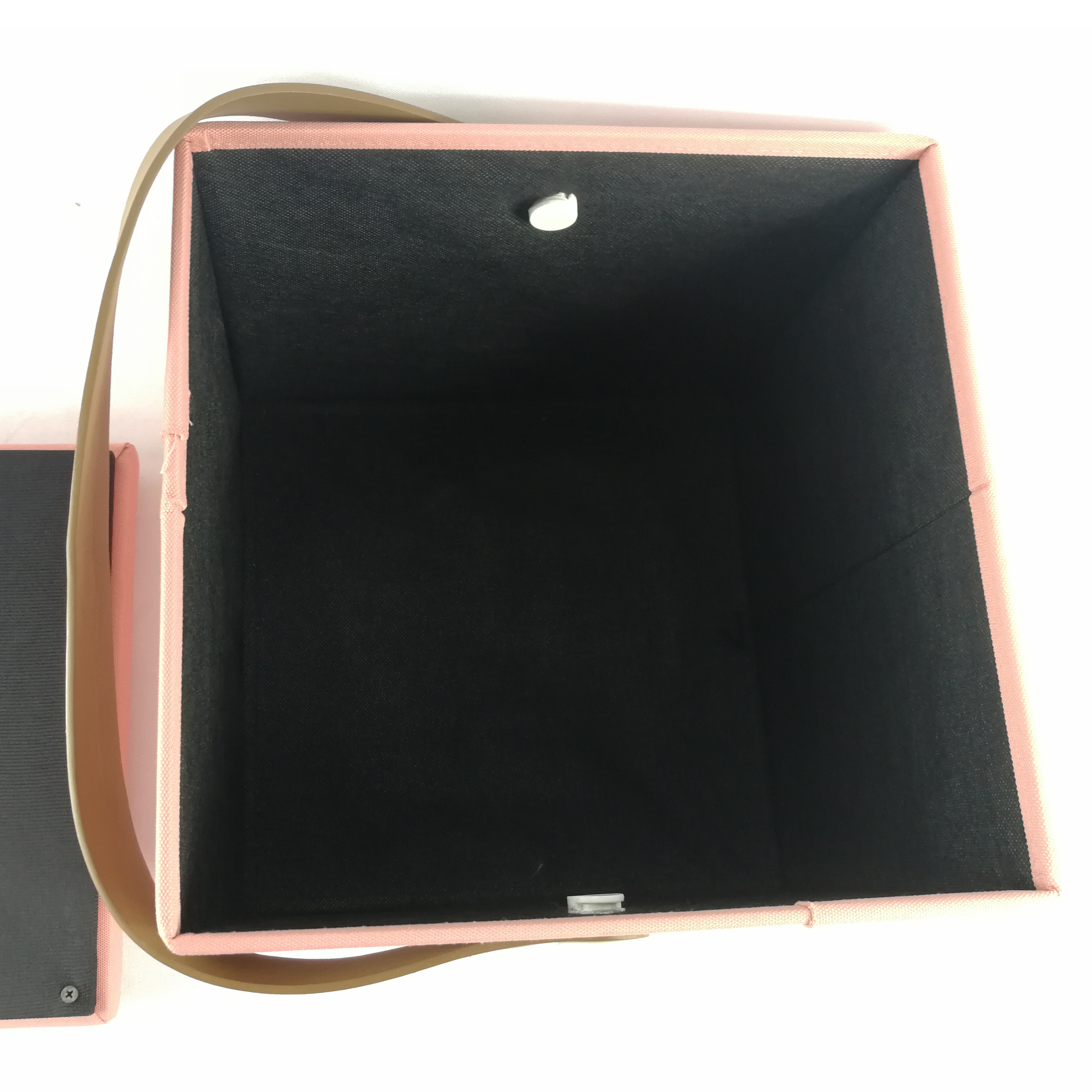 Storage stool with hand strap large capacity storage ottoman portable storage stool removable cover