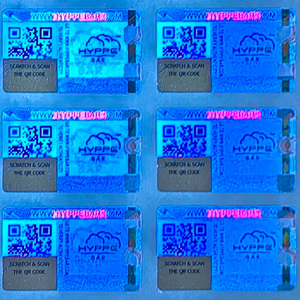 High Quality Authenticity <strong>Verification</strong> System Antifake QR <strong>Code</strong> Sticker Scratch Off Label - Product Image 5