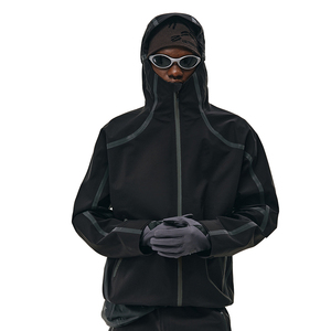 Benutzer definierte übergroße Wind breaker Jacke Outdoor Jagd Wander jacken für Männer Wasserdichte Berg jacke Mann - Product Image 4