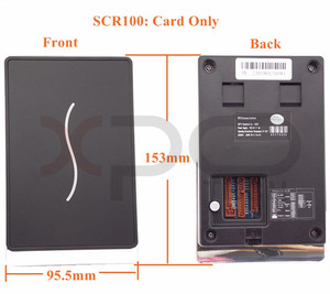 Sistema autonomo di controllo accessi alle porte con carta d'identità ZK SCR100 tcp/ip controllo accessi RFID e presenze