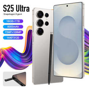Смартфон S25 Ultra Android 5G Deca Core CPU 108MP задняя камера MTK процессор LTE CDMA сотовый HD - Product Image 2