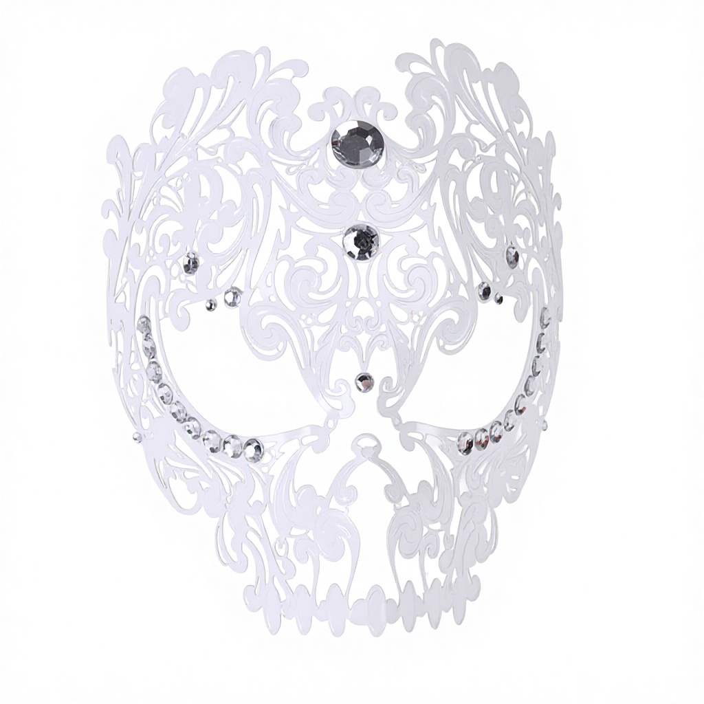 Tiger head-white
