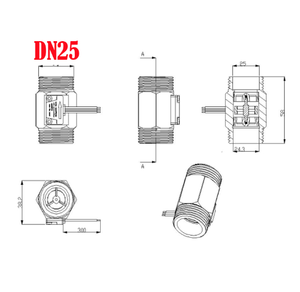 Water <strong>Flow</strong> <strong>sensor</strong> Hall <strong>Sensor</strong> Switch <strong>Flow</strong> Meter DN25 brass water meter Industrial turbine flowmeter 1 Inch water <strong>flow</strong> <strong>sensor</strong> - Product Image 6