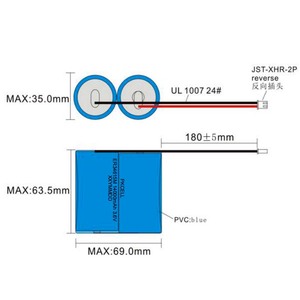 PKCELL ER34615M d boyutu 3.6v lityum pil er34615m d hücre 14ah için su sayaçları