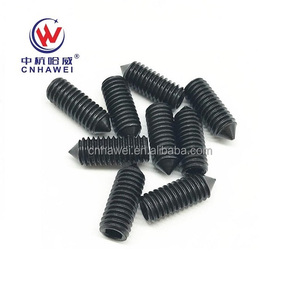 304 316 316L 410 <span class=keywords><strong>Cone</strong></span> <span class=keywords><strong>Point</strong></span> de aço Inoxidável Sem Cabeça Conjunto de Parafusos Hexagonais Din914