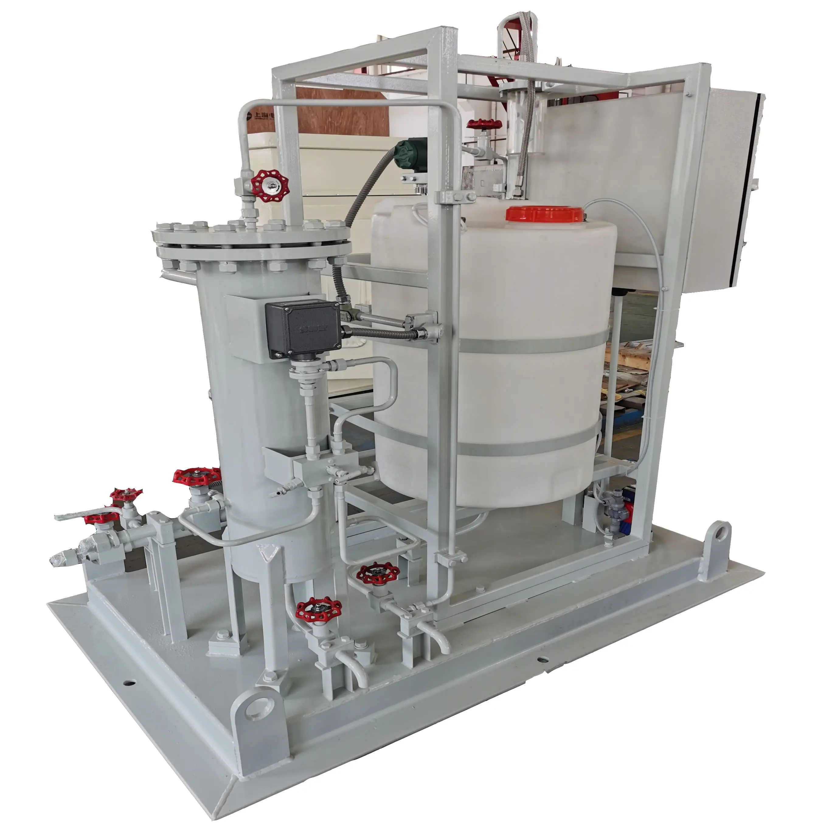 Migliorare efficacemente la purezza dell'acqua, dispositivo di aggiunta di alcali dell'acqua di raffreddamento interno per il generatore di 300MW