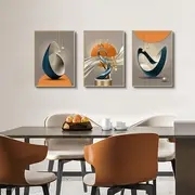 <strong>Large</strong> <strong>Size</strong> Abstract Gold Foil Line Canvas Wall Art Nordic Style Oil Painted Still Life <strong>Poster</strong> Print for Living Room Home Decor - Product Image 3