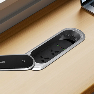 Lega phổ điện 3USB sạc lật Bìa xoay văn phòng bảng Đầu ổ Cắm Công Nghiệp sử dụng 10A Đánh giá hiện tại 2 cổng đầu ra USB - Product Image 1