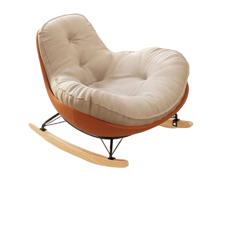 Orange et blanc cassé-petite taille-pédale standard
