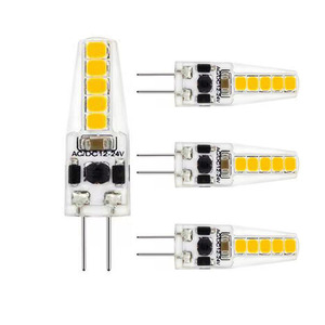 <span class=keywords><strong>G4</strong></span> AC DC12V-24Vハロゲン交換用ミニLEDランプ新しいLED ACCOBキャンドルランプLEDG4クリスタルランプ