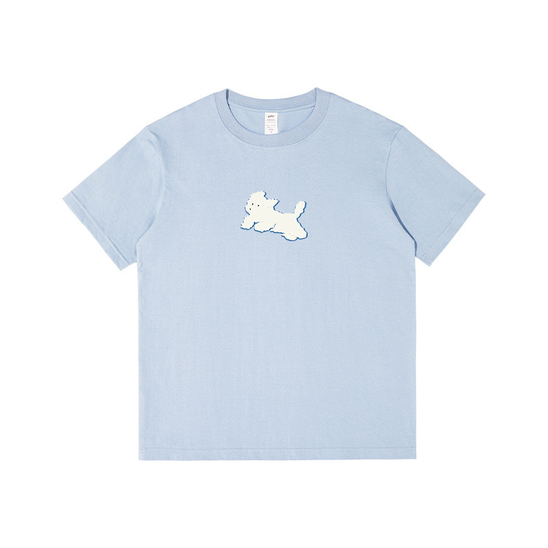Cagnolino bianco - ghiaccio ambra blu