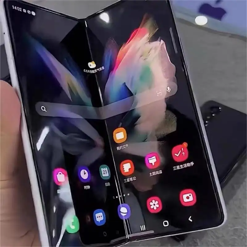 Layar lipat 3 Panel, layar Lcd pengganti untuk rumah sakit Samsung Galaxy Z Fold 2