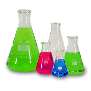 High Quality Laboratory Glass Conical <strong>Culture</strong> Flask Conical Flask 100ml - Product Image 4